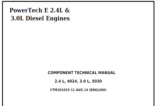 John Deere 400 425 Hay Cubers Tm1010 Workshop Manual For Service And Repair