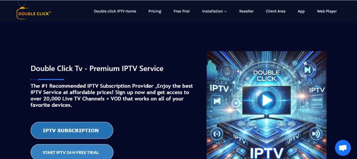 Double Click TV IPTV Review 2026 – Pricing, Features & Verdict