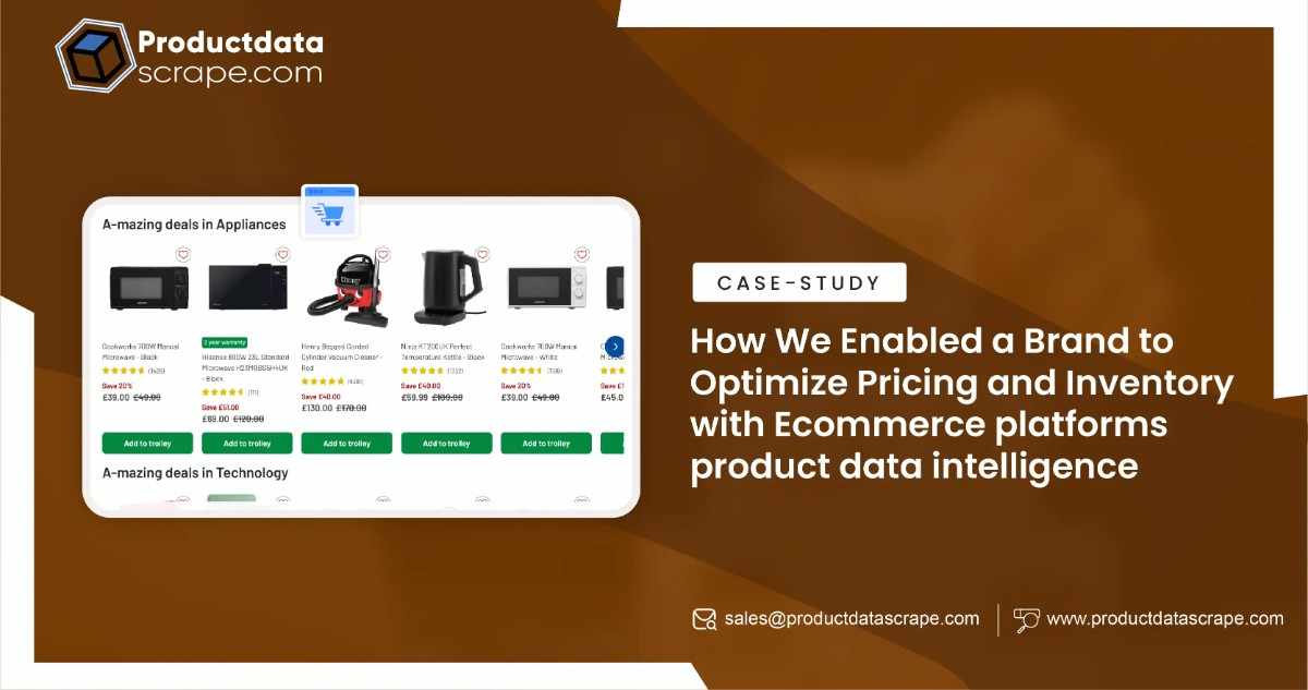 Ecommerce platforms product data intelligence
