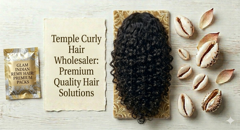 Temple Curly Hair Wholesaler: Premium Quality Hair Solutions by Glam Indian Remy Hair