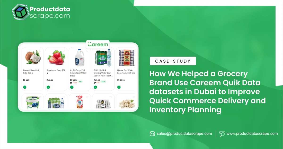 Careem Quik Data datasets in Dubai