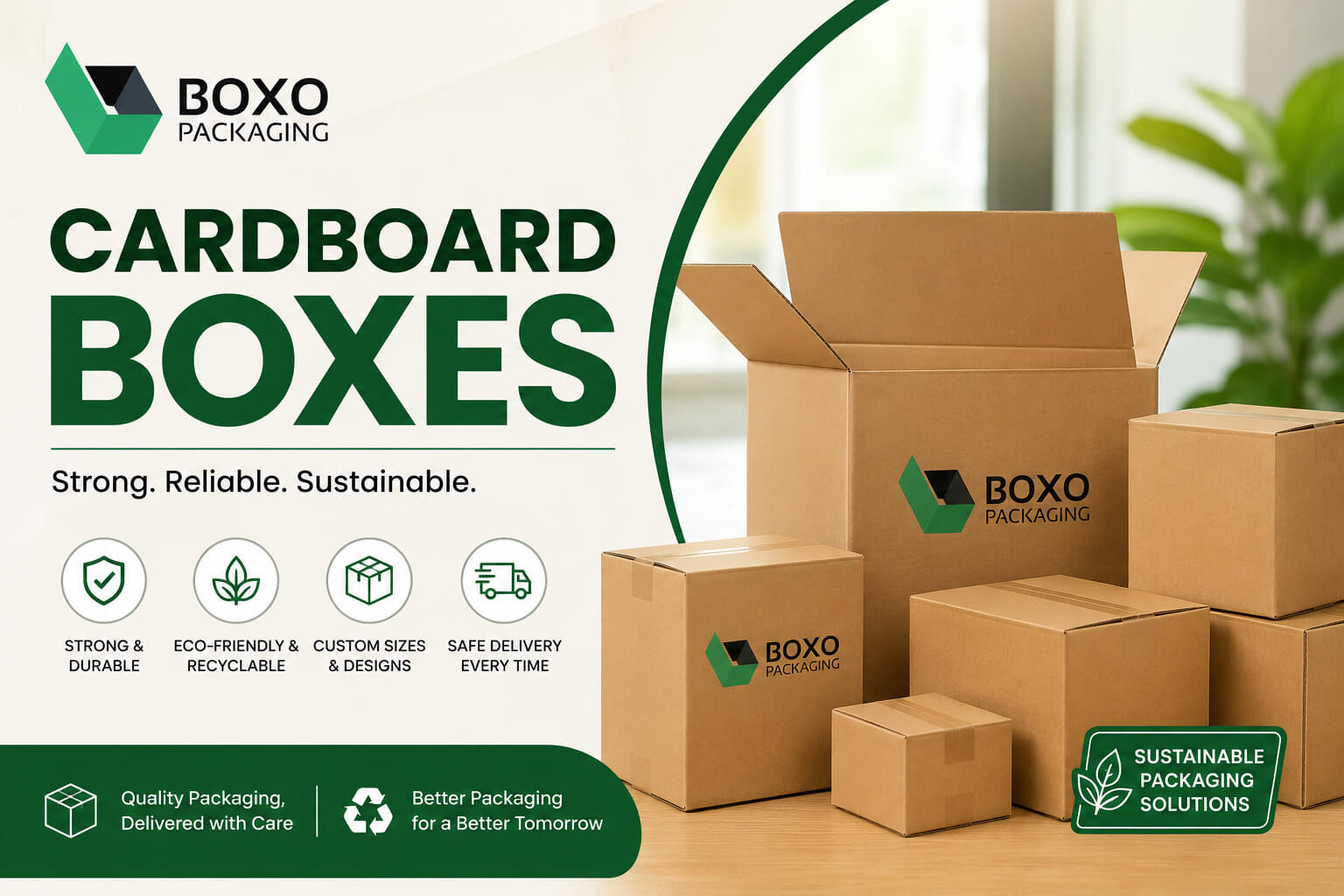 Cardboard Boxes for Secure, Practical, and Sustainable Packaging