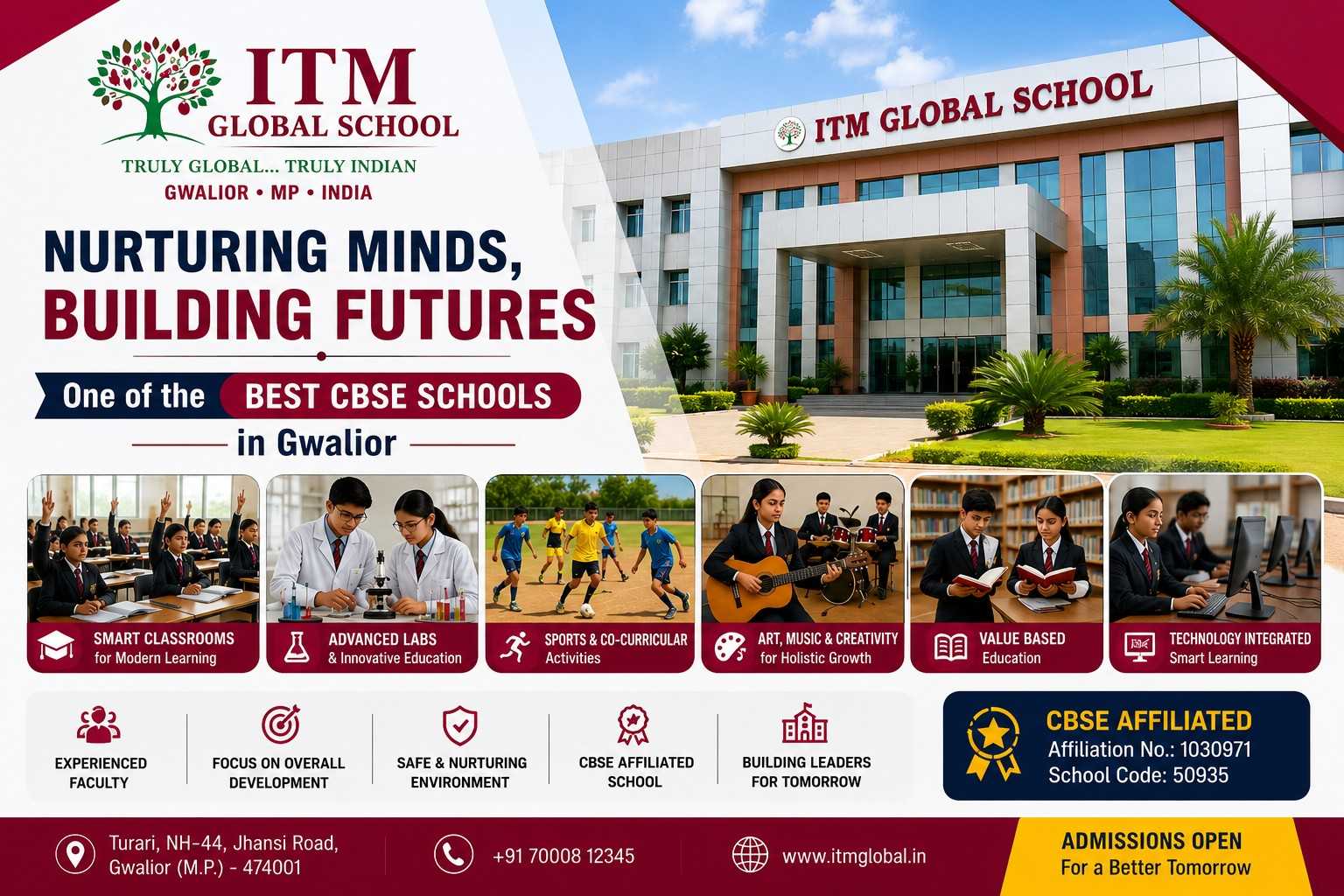 ITM Global School – One of the Best CBSE Schools in Gwalior for Quality Education