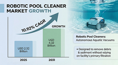 Robotic Pool Cleaner Market: Rising Adoption in Commercial Pool Sector